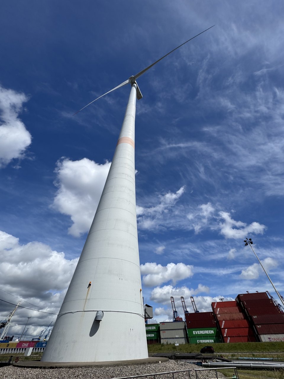 Windkraft auf der Kläranlage