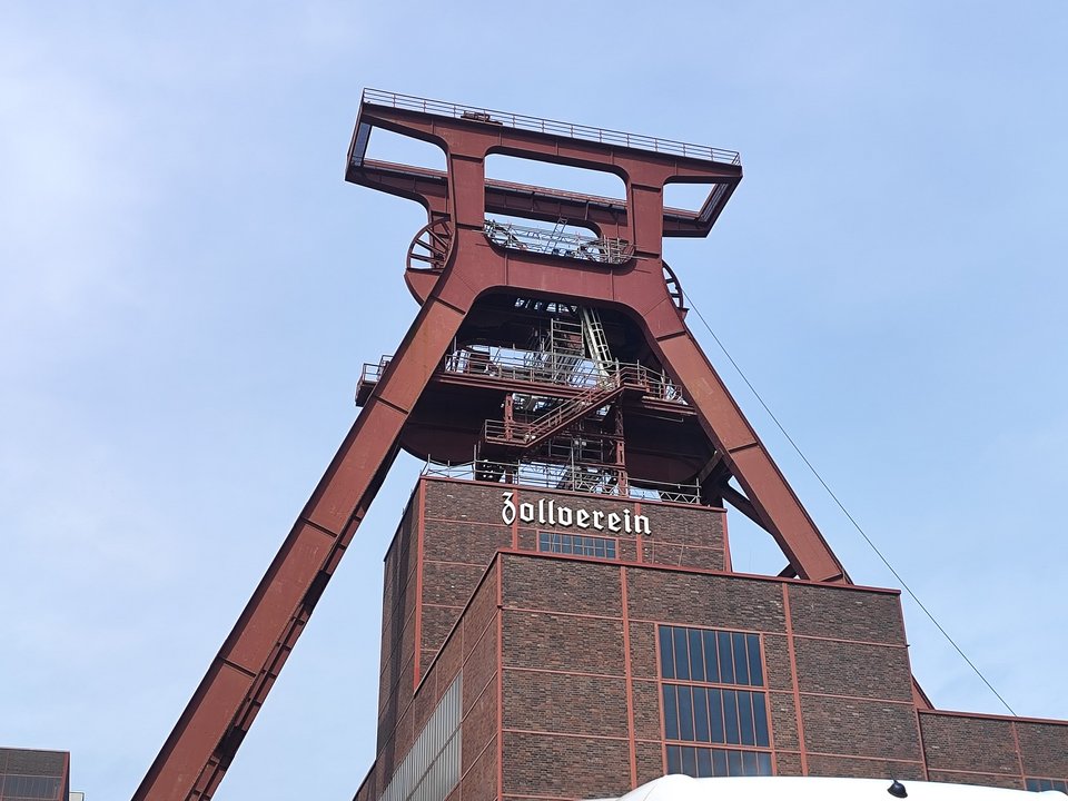 Fördergerüst der Zeche Zollverein