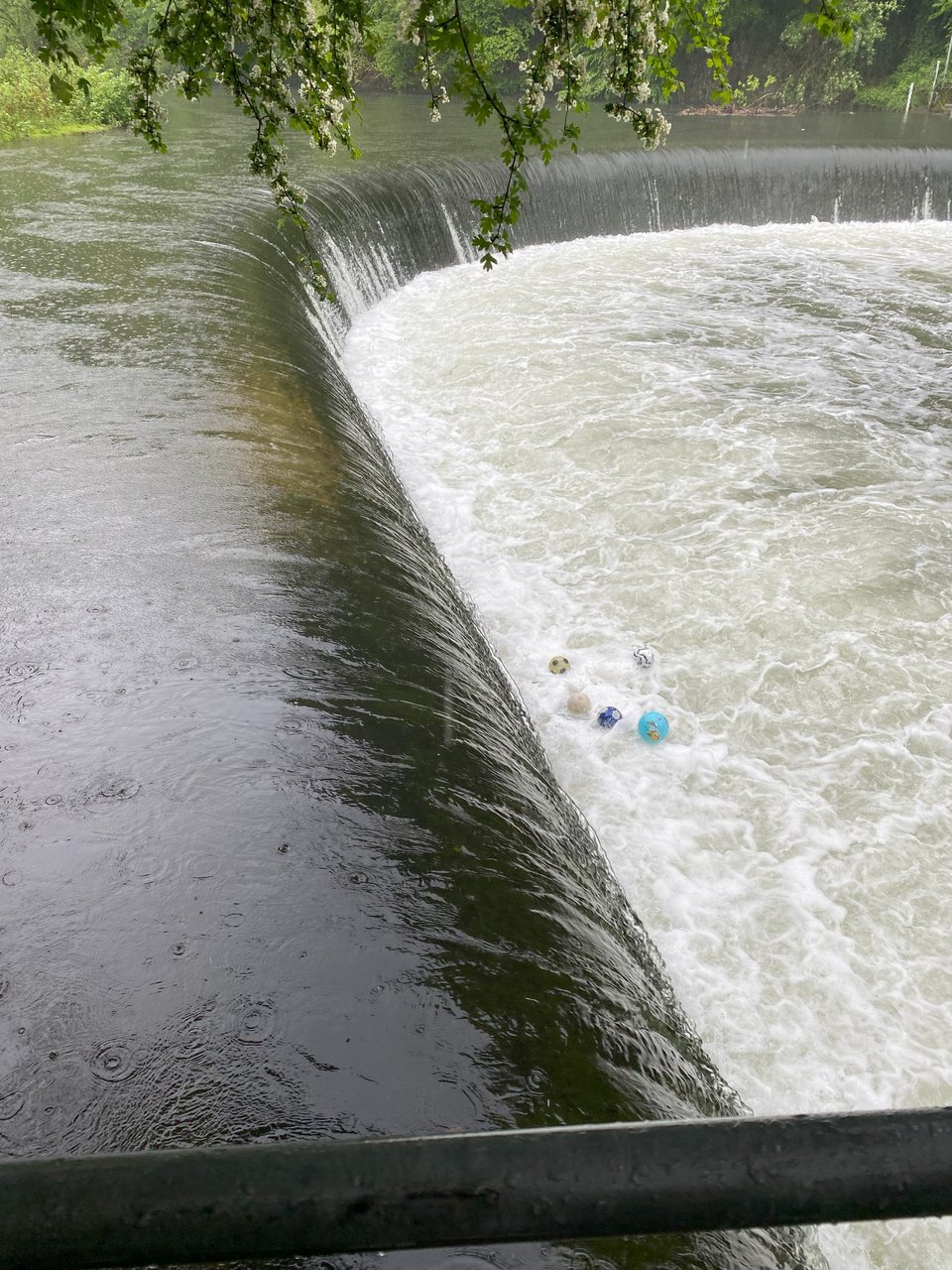 Wupperwehr mit Bällen