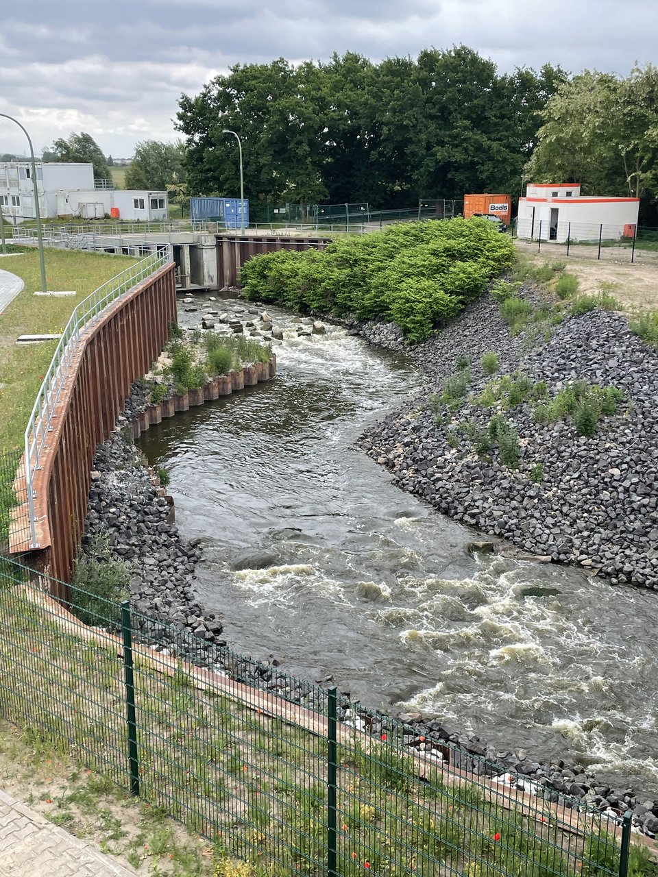 Fischaufstiegsanlage am Südufer