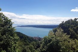 Blick auf den Bodensee.